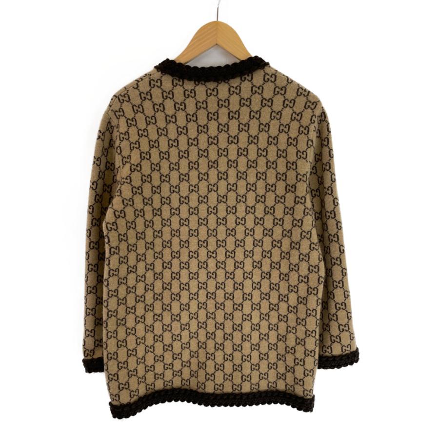 GUCCI（グッチ） 国内正規/ 644570 GG柄 ウール ニット カーディガン S