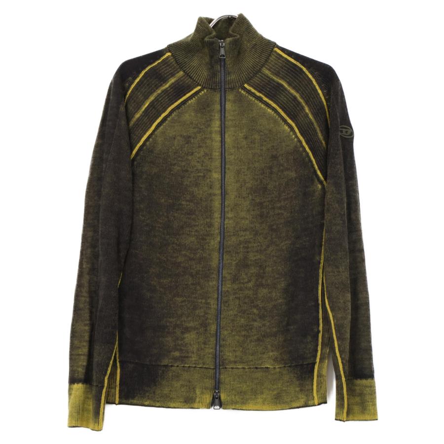 DIESEL（ディーゼル） 23AW カーキ A11209 K-IRINI ドライバーズニット