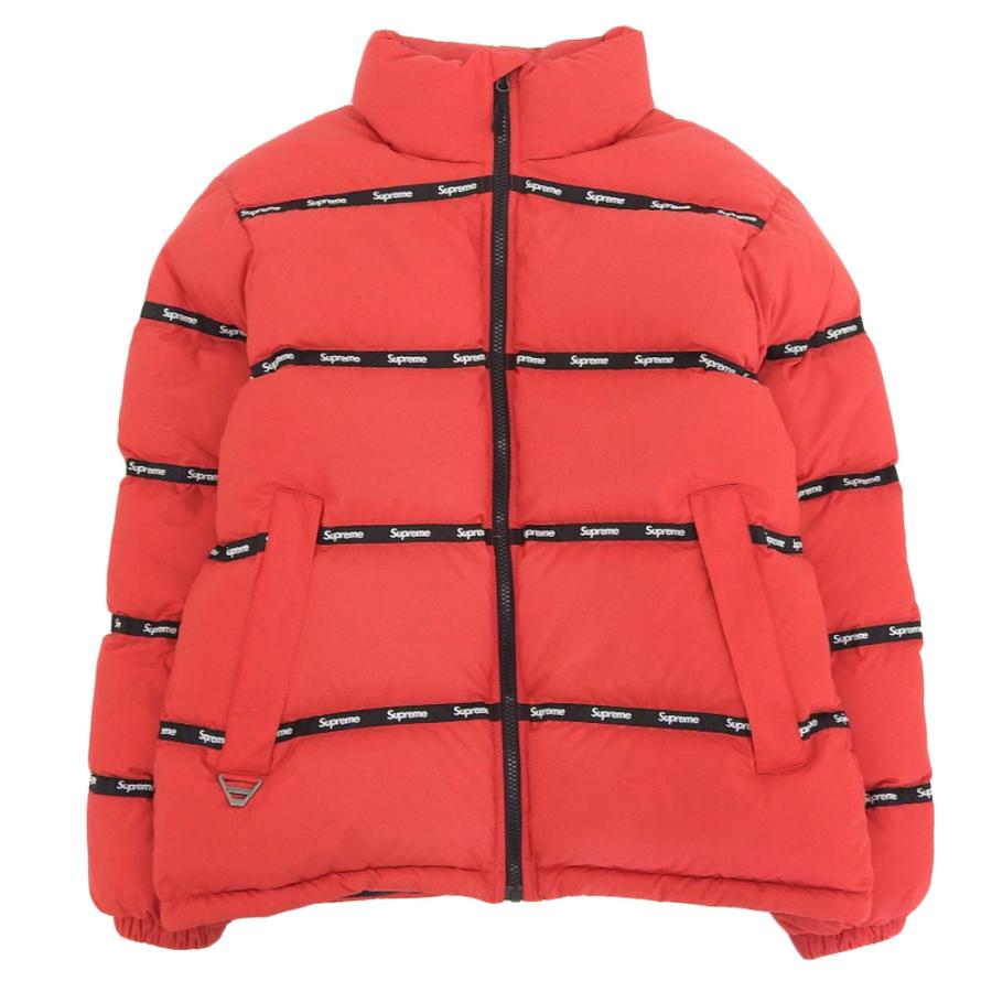 Supreme（シュプリーム） Logo Tape Puffy Jacket ロゴテープパフィ