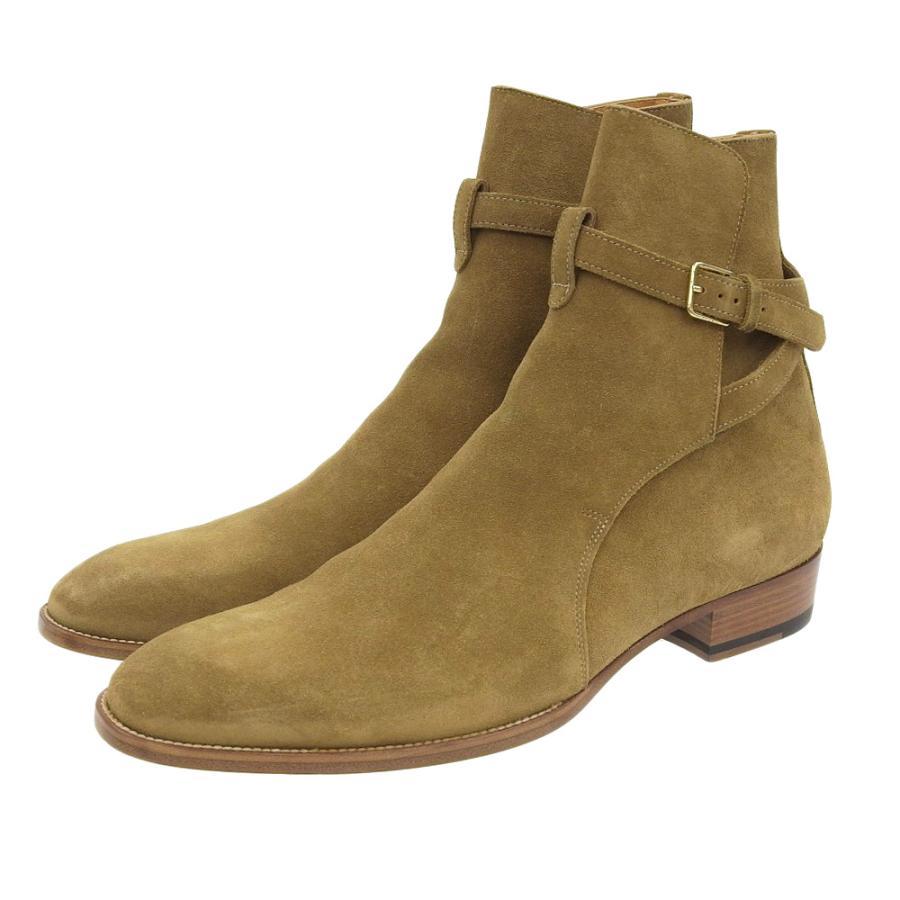 美品 SAINT LAURENT PARIS サンローランパリ スエード ジョッパー