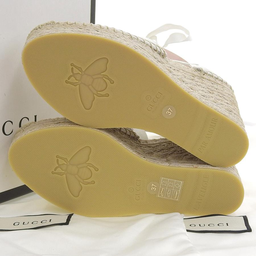 GUCCI（グッチ） 未使用 GGマーモント レースアップ エスパドリーユ