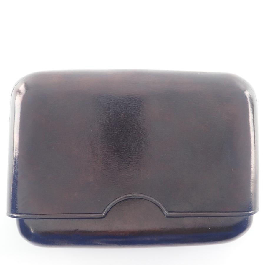 美品 GANZO ガンゾ 57387 MAESTRO2 マエストロ2 名刺入れ ヨコ型(M