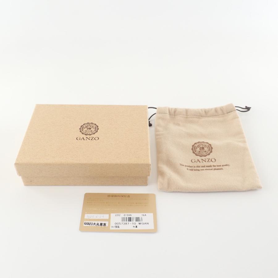 美品 GANZO ガンゾ 57387 MAESTRO2 マエストロ2 名刺入れ ヨコ型(M