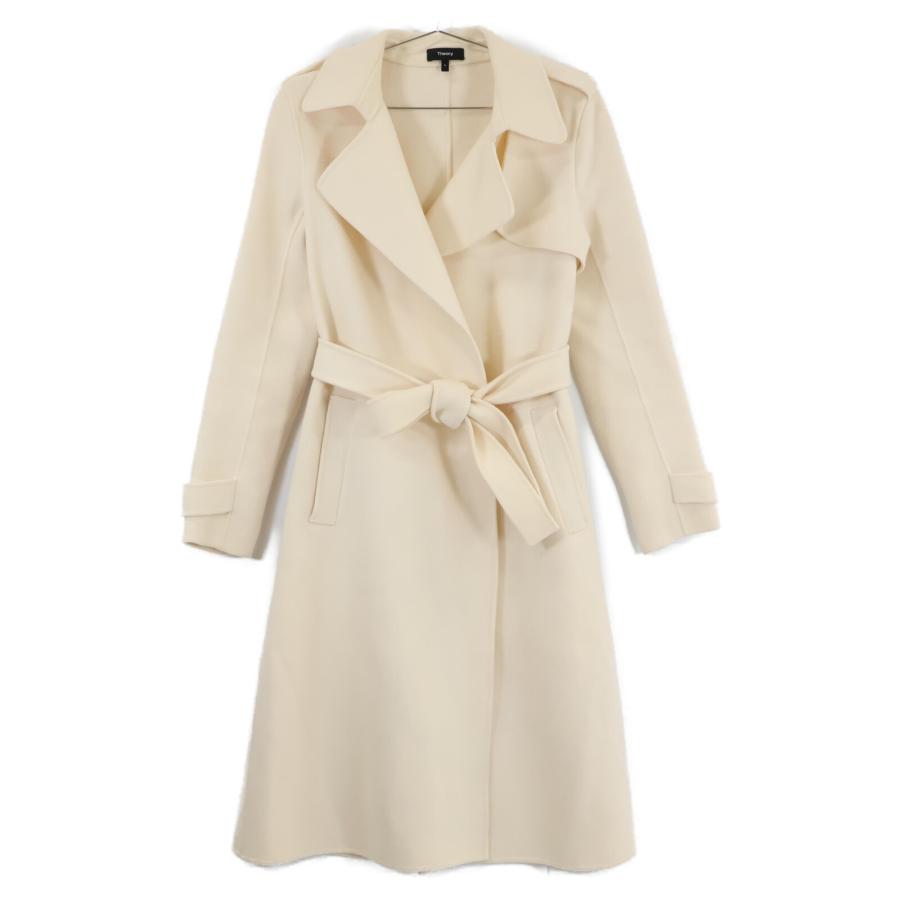 theory（セオリー） 01-6309608-110-902 アイボリー カシミヤ10 ウール