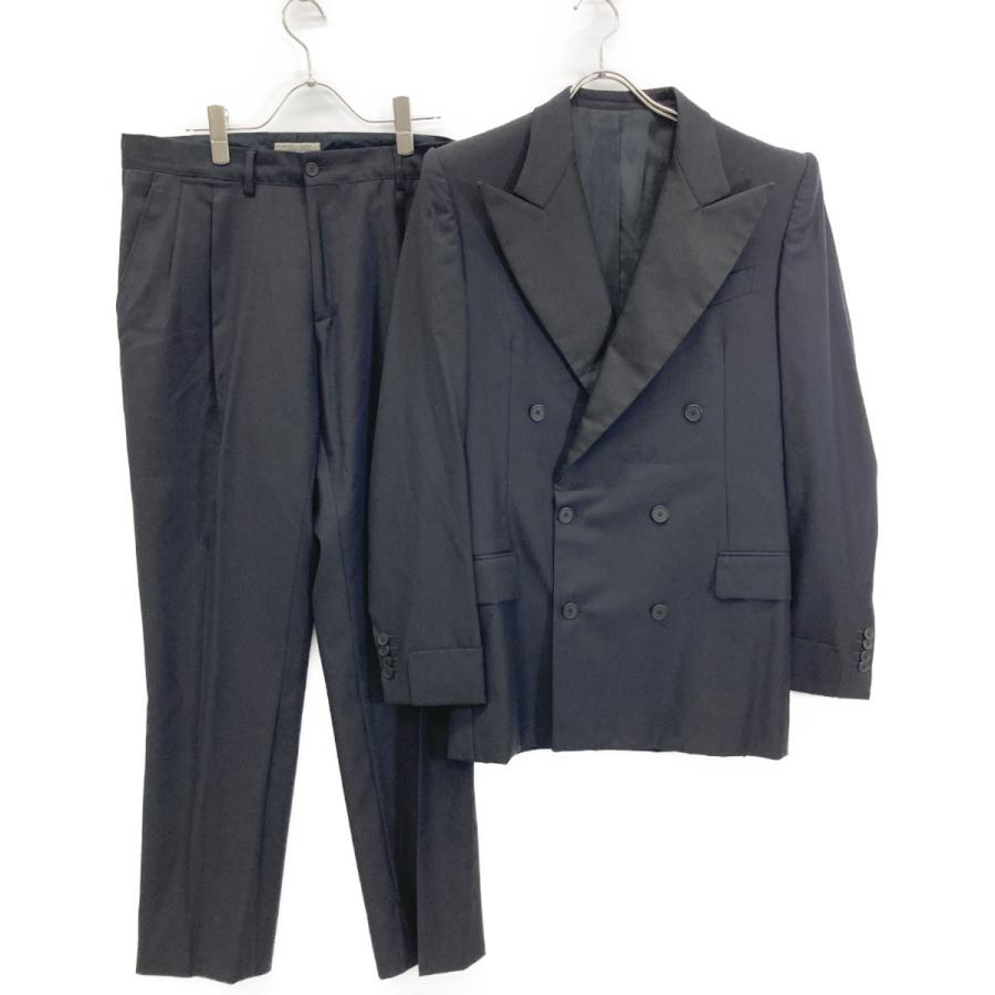 BOTTEGA VENETA ボッテガヴェネタ ネイビー ウール ダブル スーツ 48