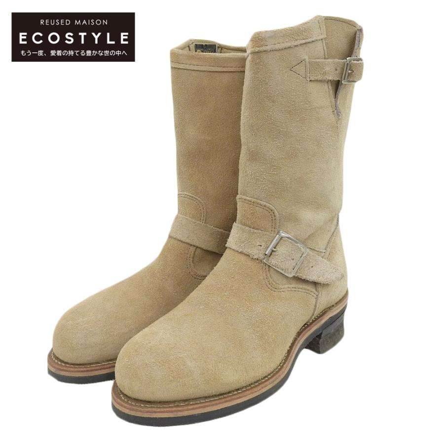 CHIPPEWA（チペワ） 美品 黒タグ スエード エンジニアブーツ メンズ