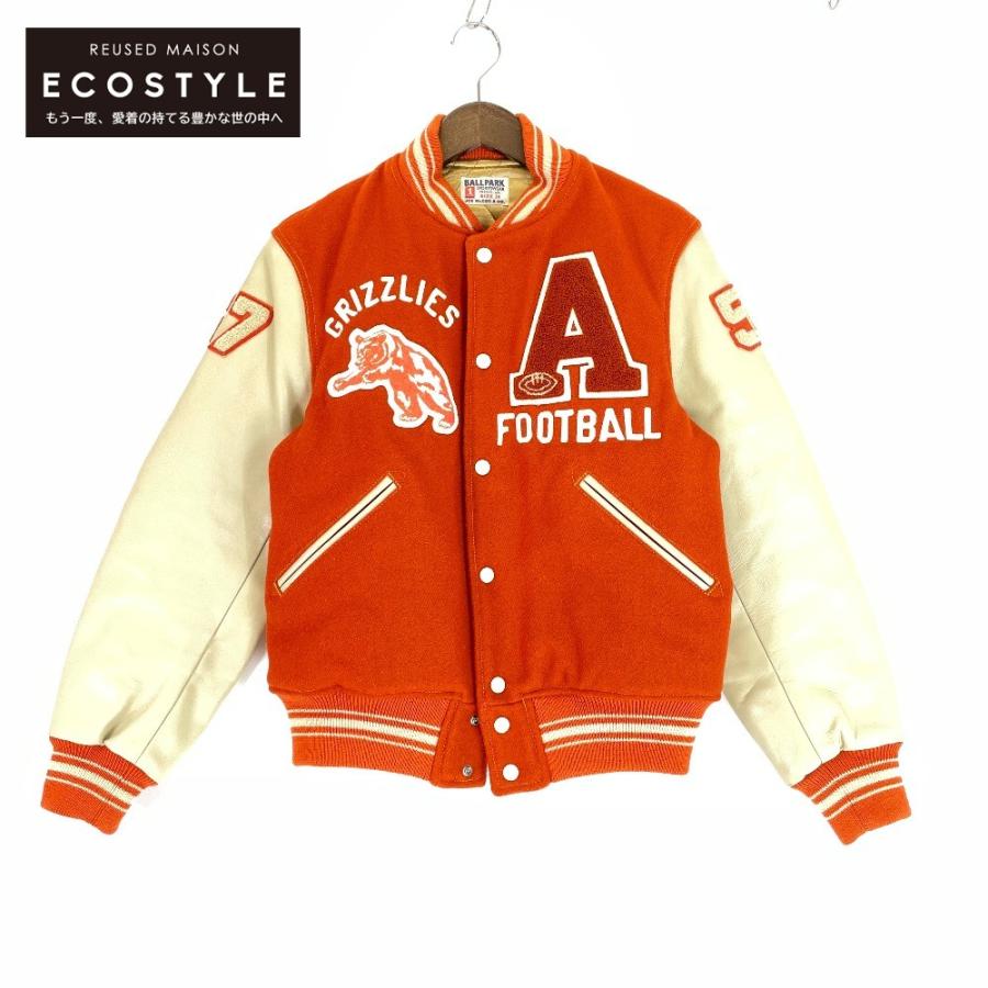 JOE MCCOY ジョーマッコイ オレンジ GRIZZLIES ワッペン メルトン