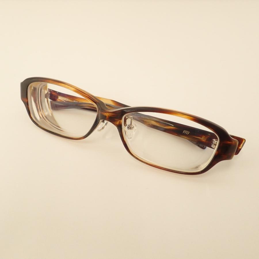 999.9（フォーナインズ） NP-16 度入りレンズ スクエアメガネフレーム