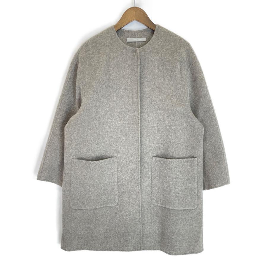 Theory luxe セオリーリュクス 21AW グレー カシミヤ混 ストール付き