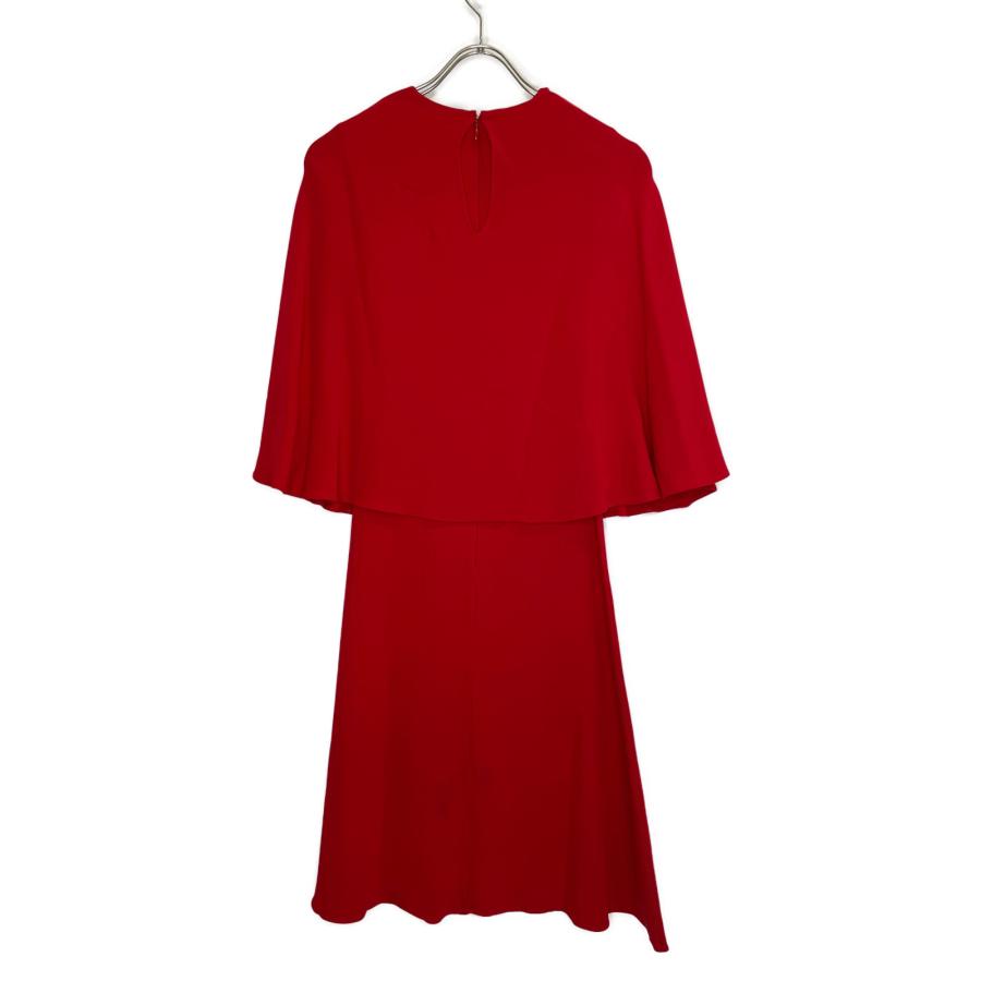VALENTINO ヴァレンティノ レッド シルク PAP ドレス VB3VAUX61MM 36