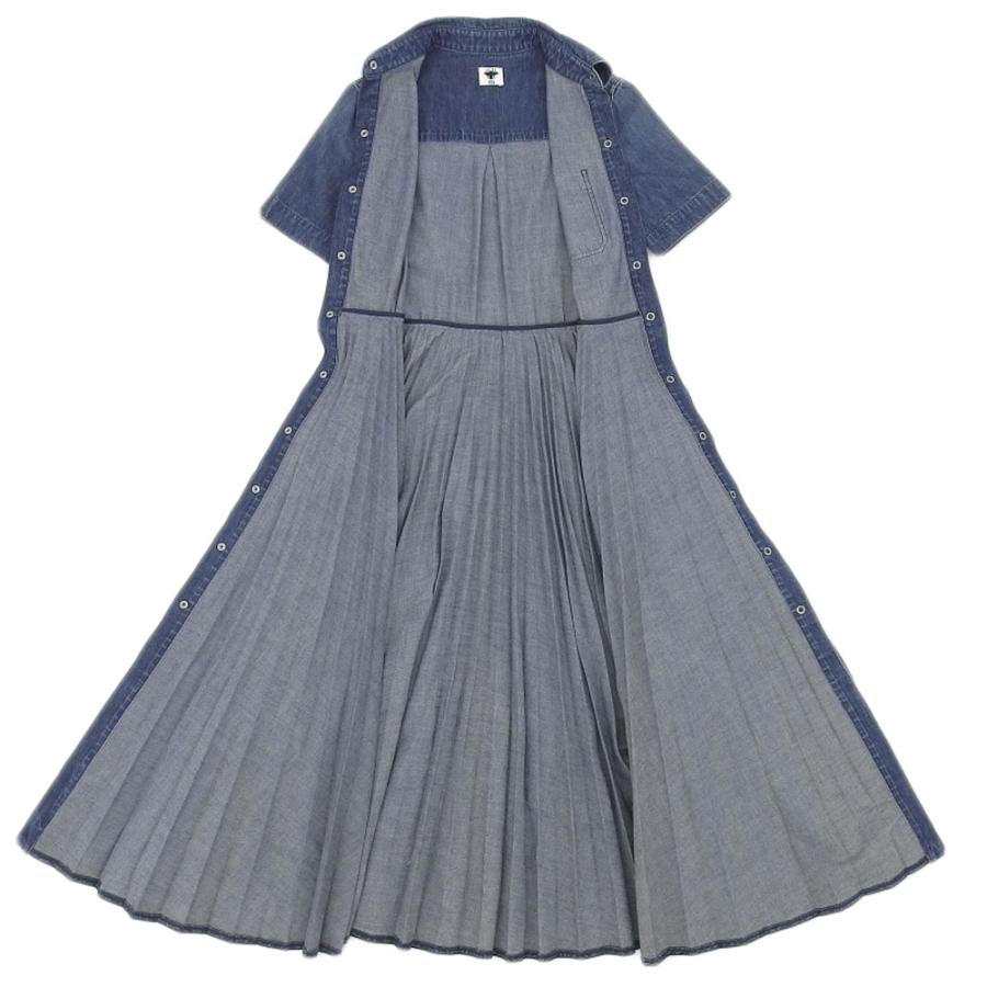 美品 Christian Dior クリスチャンディオール デニム シャツ プリーツ