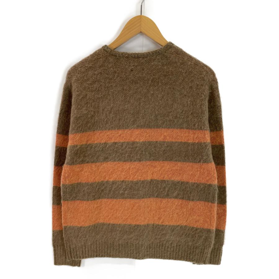 needles ニードルズ Bshop別注 ボーダー モヘアカーディガン ライト