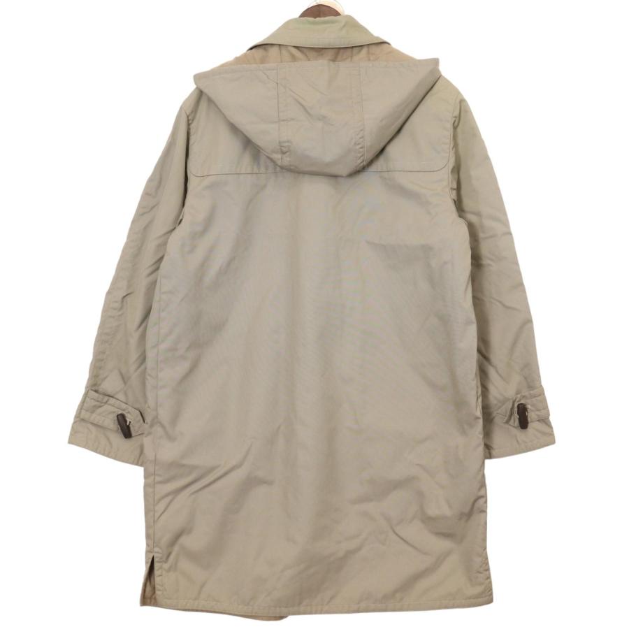 HERMES エルメス グレー ナイロン ダッフルコート 50 コート ビス
