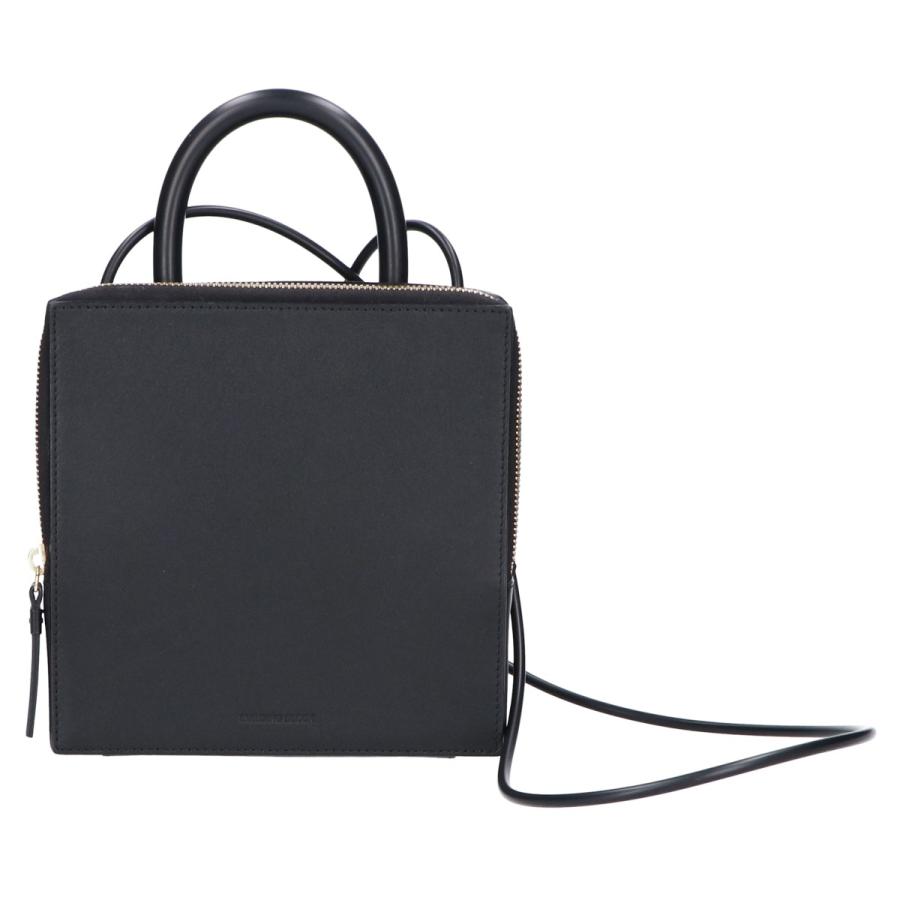 美品 BUILDING BLOCK ビルディングブロック LEATHER BOX BAG レザー