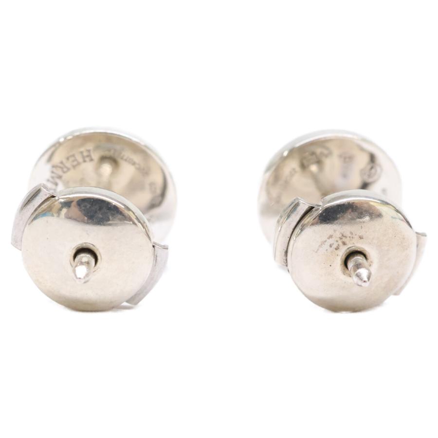 美品 HERMES エルメス 6557220 Ag925 エクスリブリスTPM ピアス