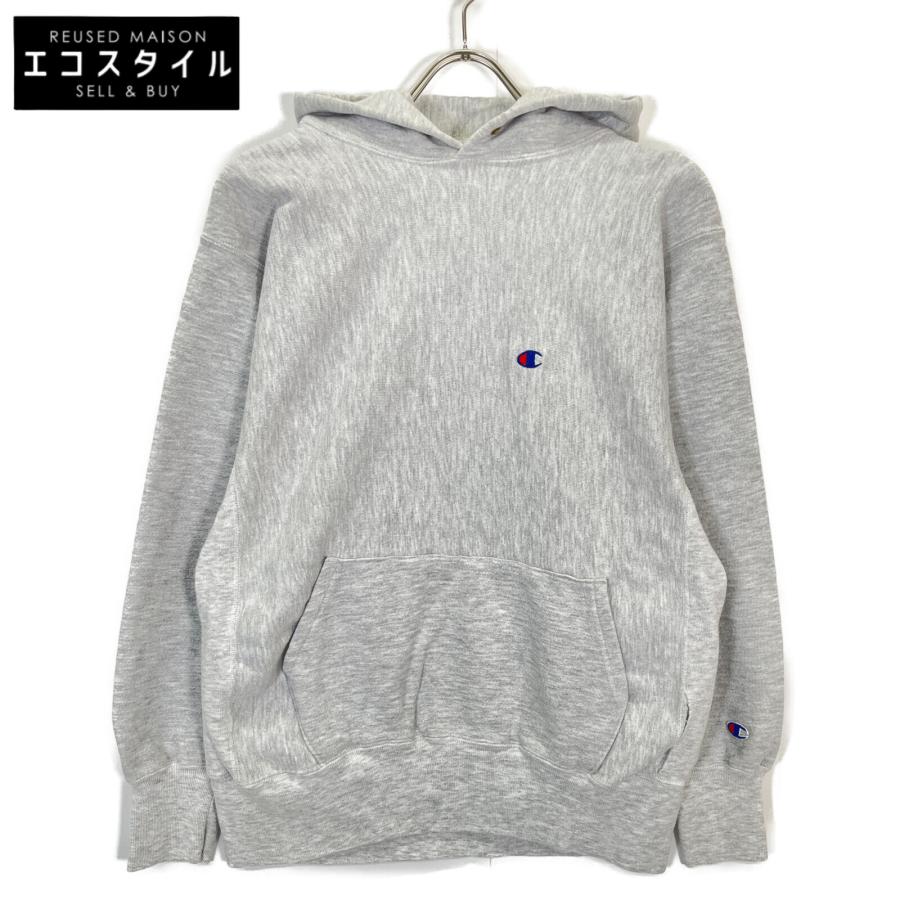 Champion（チャンピオン） 90's 刺繍タグ グレー 目あり リバース