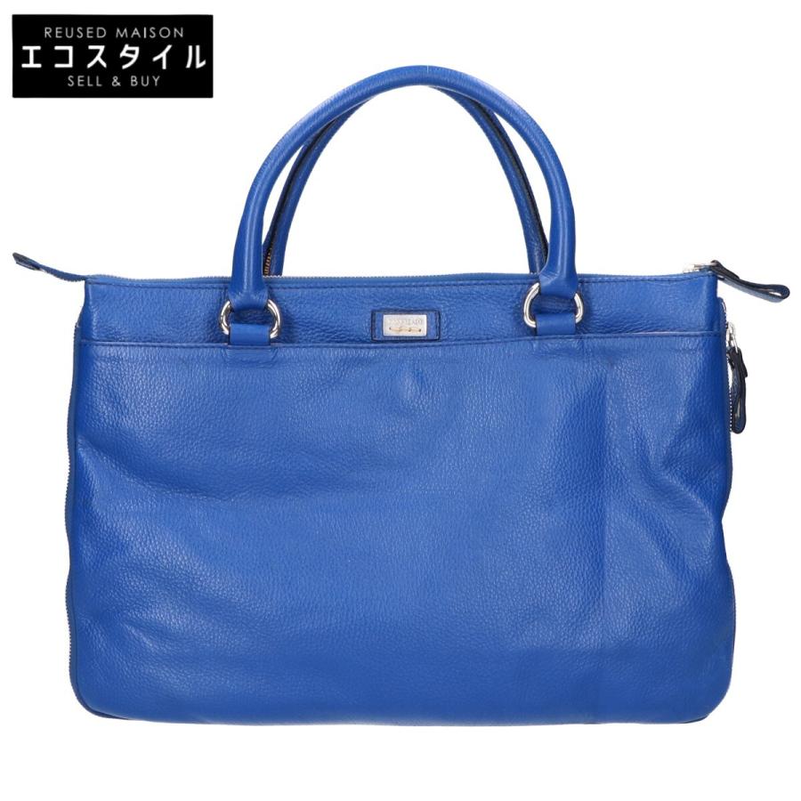 ZANELLATO ザネラート レザー ビジネスバッグ・ブリーフケース ブルー