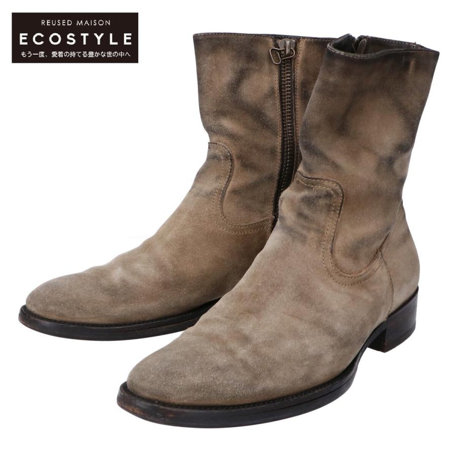 BUTTERO（ブッテロ） B825 スエード サイドジップブーツ シューズ 41