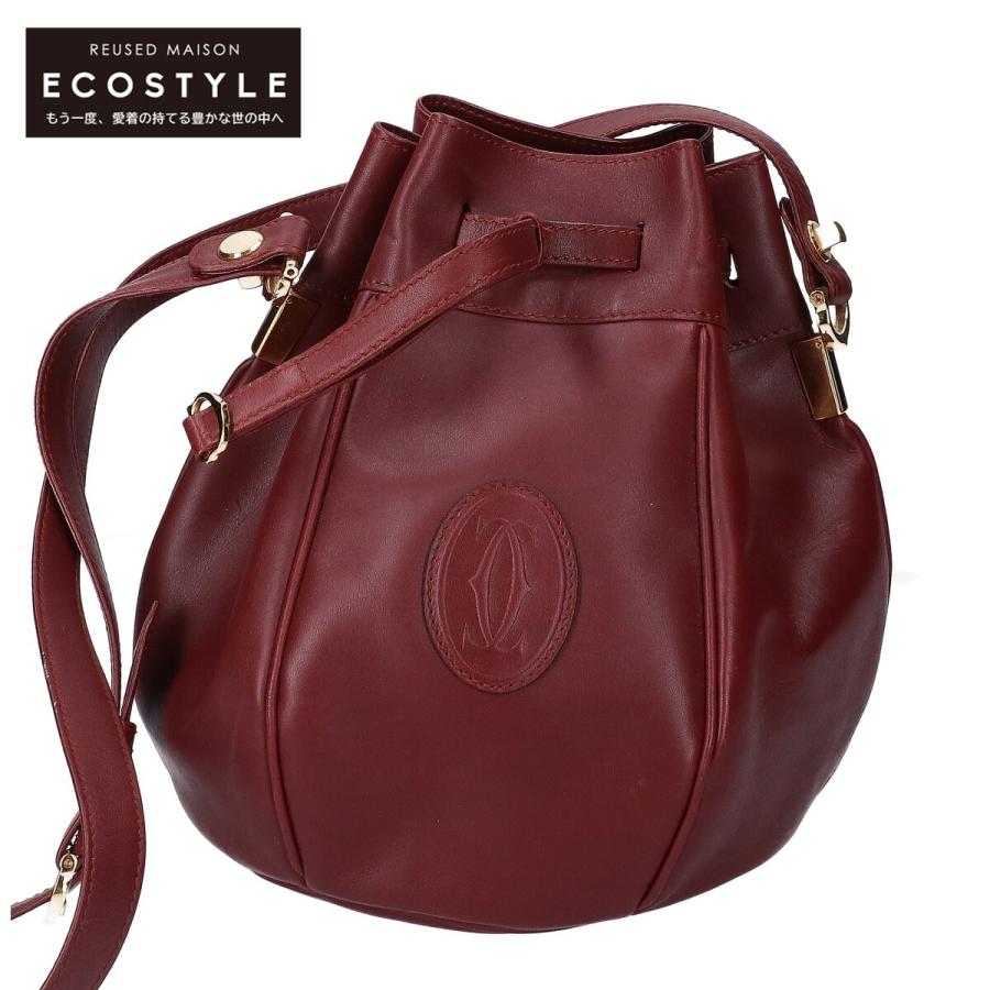 Cartier（カルティエ） マスト ドゥ マストライン 巾着型 ショルダー