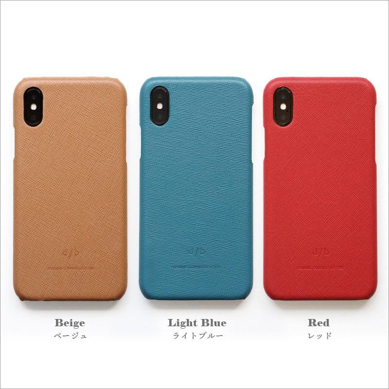 iPhone XS ケース / iPhoneX 本革 レザー カバー DUCT Saffiano