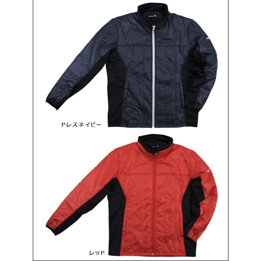 即納ミズノ ブレスサーモ 中綿 ジップアップ ブルゾン 52JE5556 MIZUNO