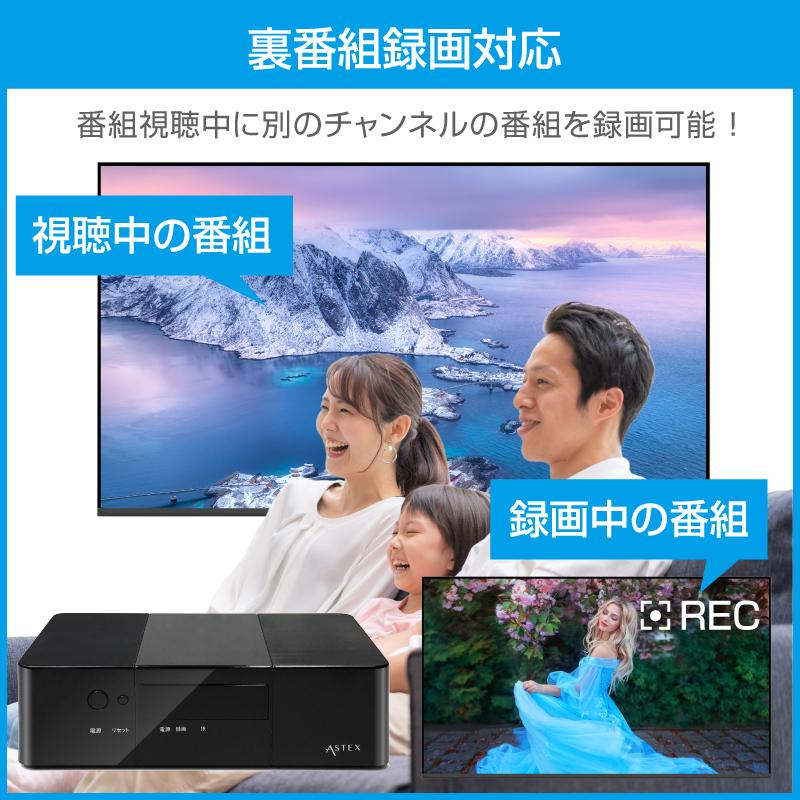 WIS テレビチューナー 地デジ・BS・CS対応 HDD500GB内蔵 Wチューナー