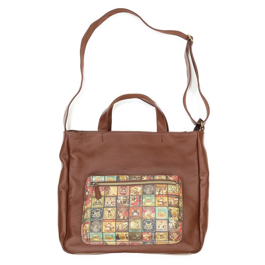 わちふぃーるど（WachiField） レトロアートレザー2WAYバッグ わち