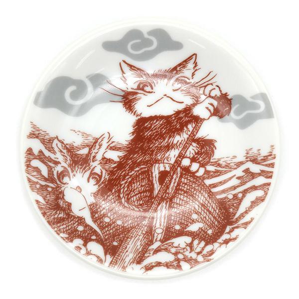 美濃焼小皿セット 冒険物語 わちふぃーるど ダヤン ネコ : わちふぃー