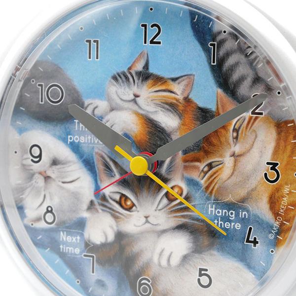 目覚まし時計 なまけものの木 わちふぃーど ダヤン ネコグッズ : わち