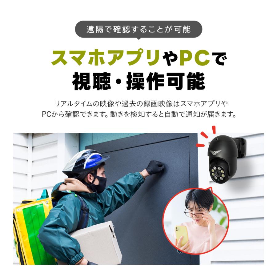 WTW 塚本無線 防犯カメラ PoE 防犯灯カメラ 夜間カラー 500万画素 ゴマ