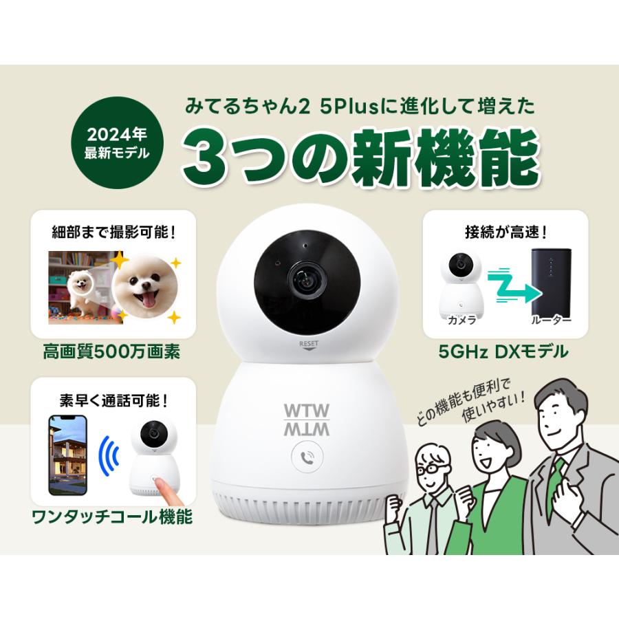 WTW 塚本無線 【みてるちゃん2 5Plus】防犯カメラ ワイヤレス 業務用