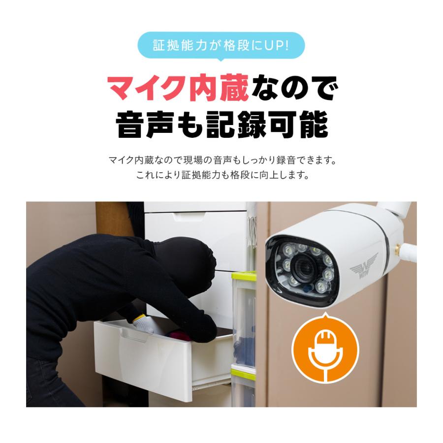 WTW 塚本無線 防犯カメラ ワイヤレス 屋外 監視カメラ 家庭用 コスパ