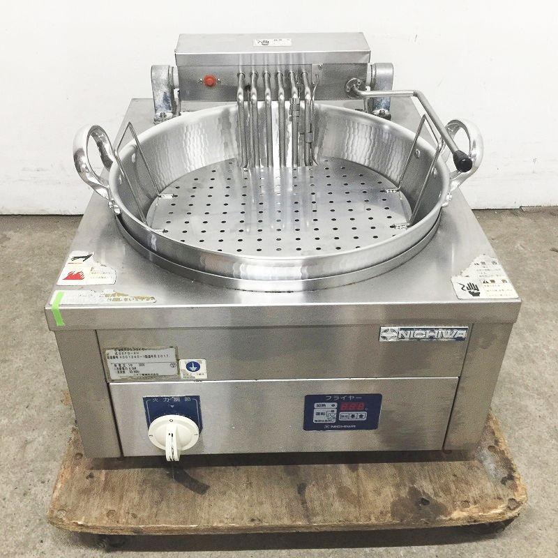 ☆DG1601 | 電気天ぷらフライヤー ニチワ SEFD-4H 単相200V W500×D600