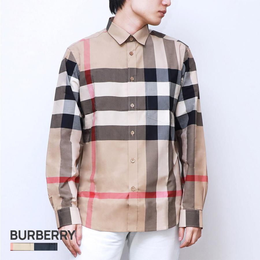 BURBERRY（バーバリー） シャツ メンズ チェック ストレッチコットン