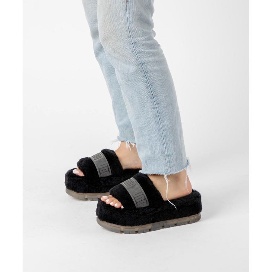 UGG（アグ） UGG 1131971 サンダル フラッフィータ クリア レディース