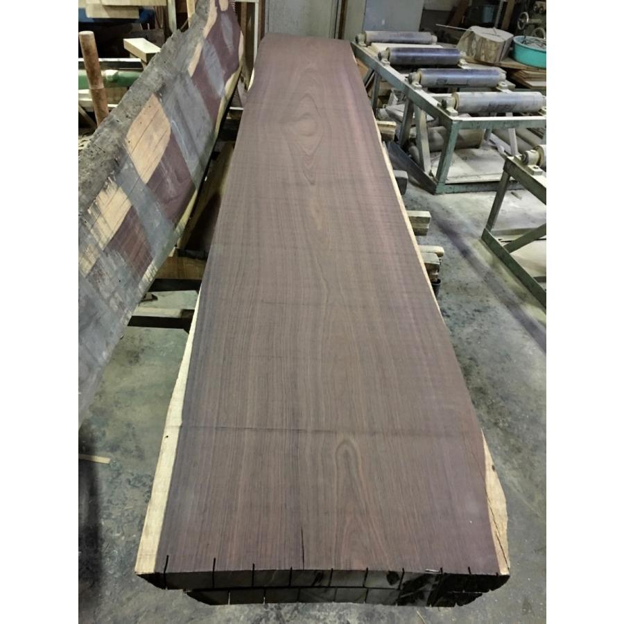 本紫檀（インドローズ）長さ約3.3メートル幅約52センチ厚さ45ミリ