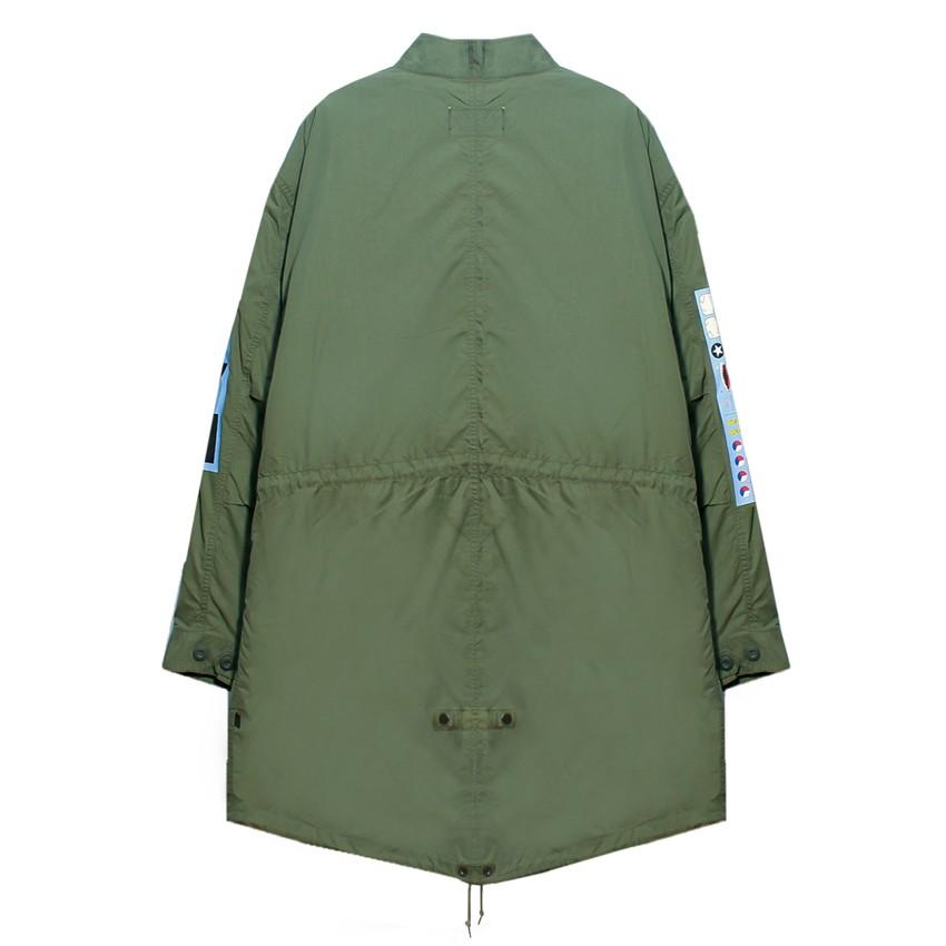 LANDLORD NEW YORK (ランドロード) MODEL PLANE FISHTAIL COAT (GREEN
