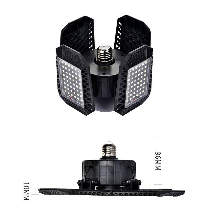 LED ガレージライト 撮影 現場 作業 アウトドア 省エネ 照明 80W 調整