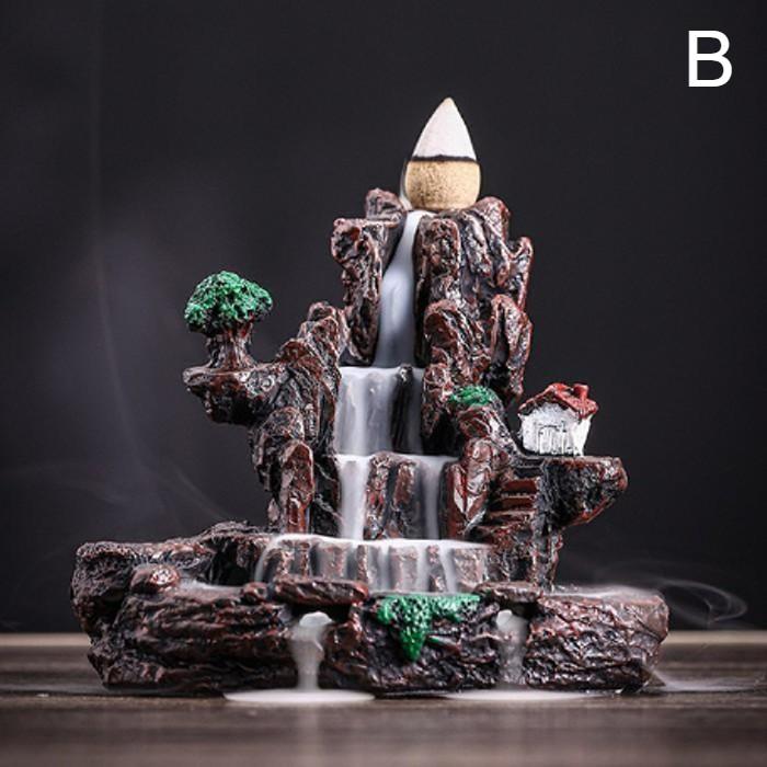 倒流香 お香 インセンス 香炉 流川香 瞑想 逆流香 お香セット アロマ