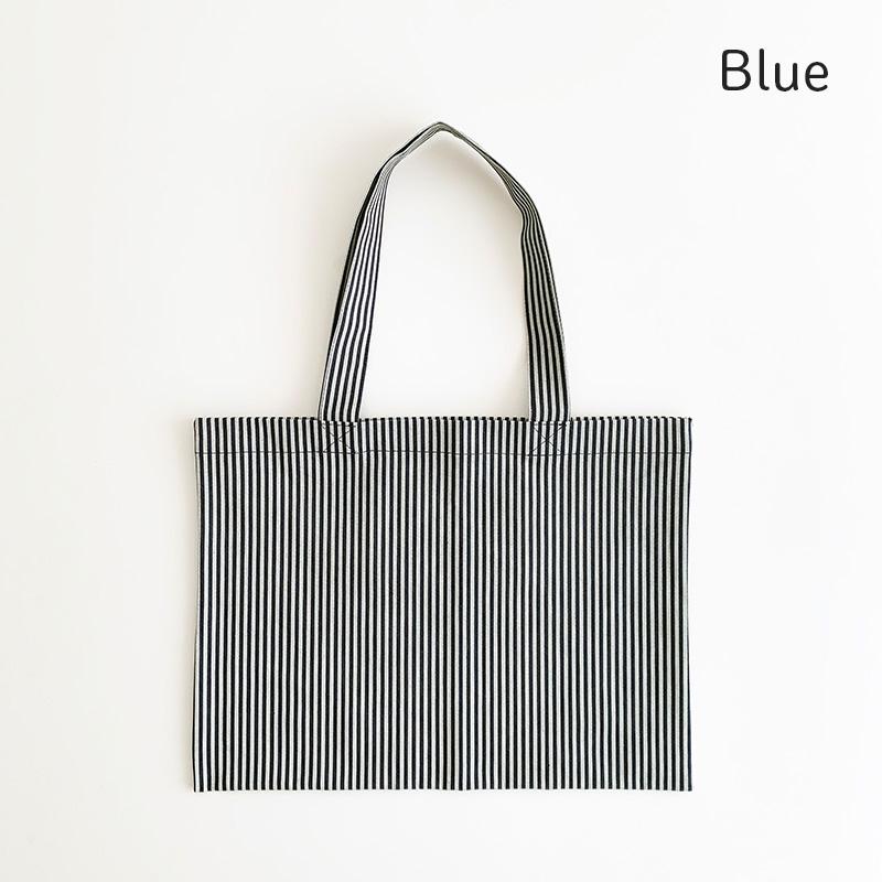 Cinq（サンク） ストライプトートバッグ コットン 日本製 : Unmaison