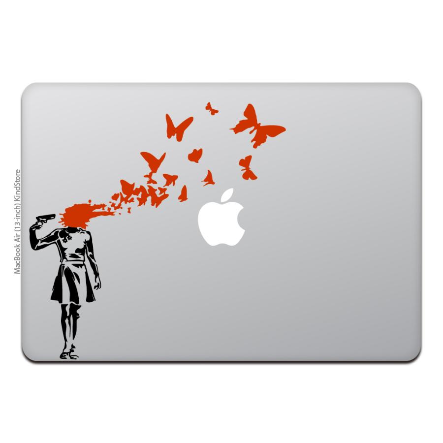 MacBook Air / Pro マックブック ステッカー シール ガン