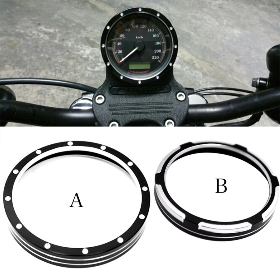 ビレットメーターベゼル ハーレー スポーツスター ダイナローライダー