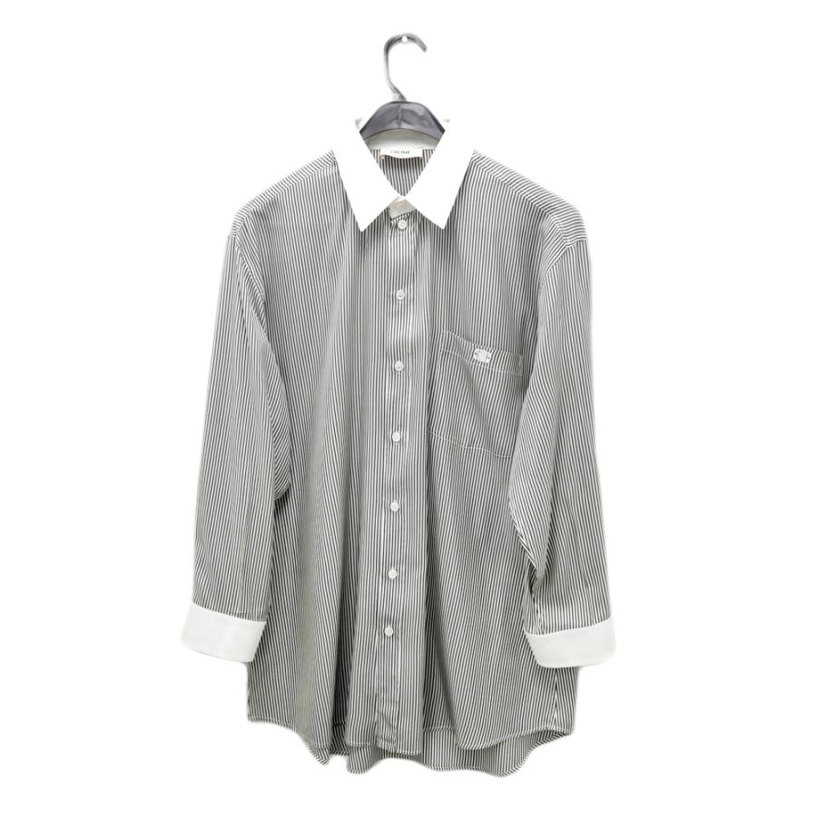 名東】セリーヌ チェックシャツ オーバーサイズ 38サイズ 2C775848H