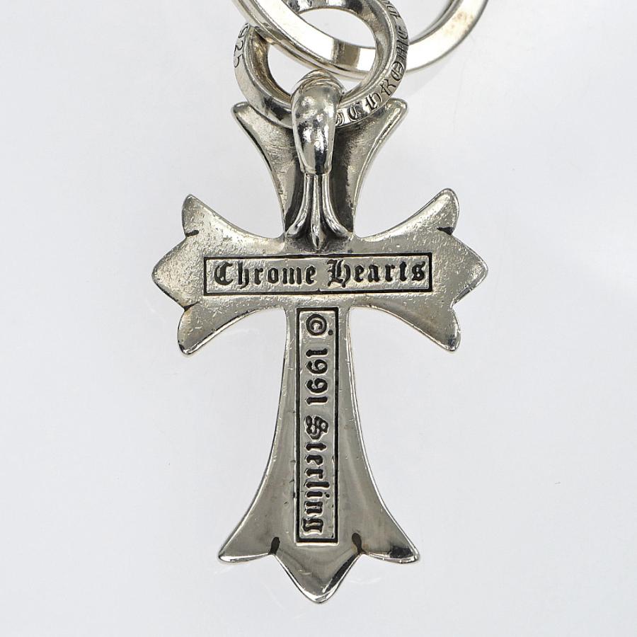 名東】クロムハーツ キーリング スモールCHクロス ダガー SV925