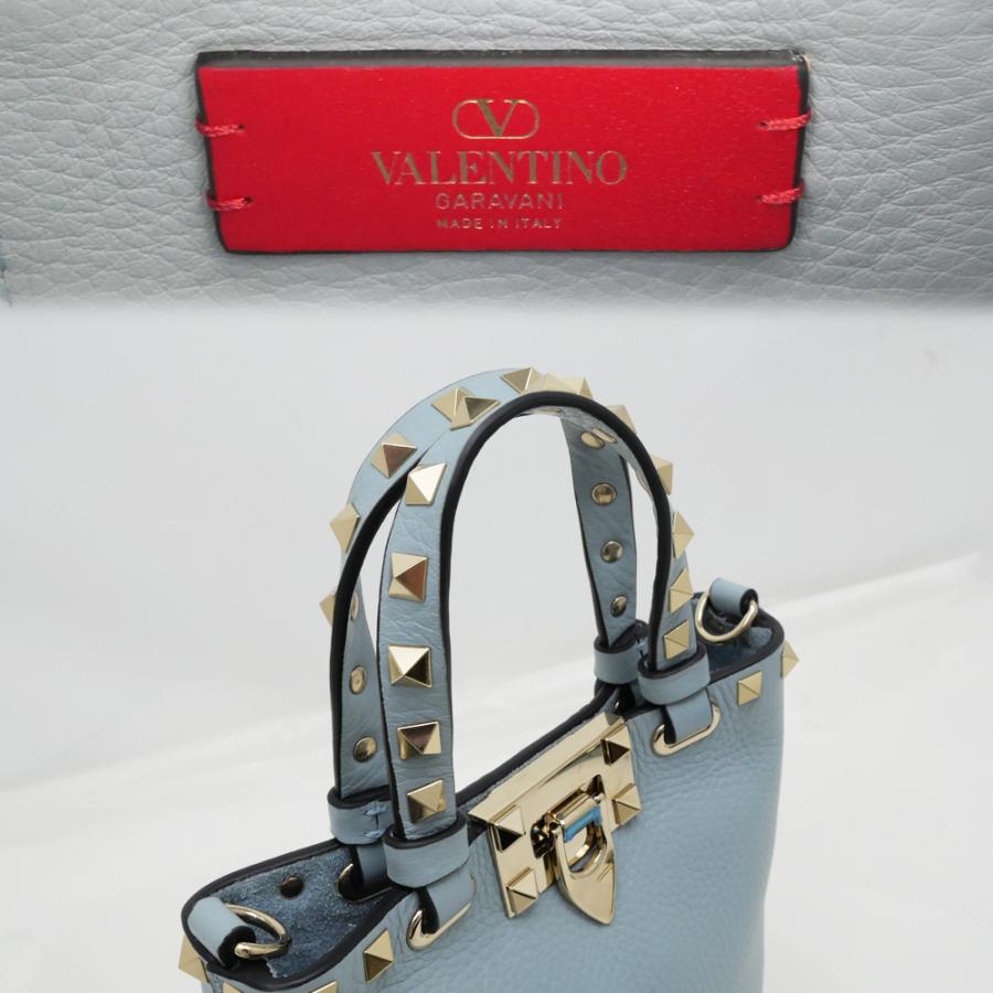 名東】ヴァレンティノ ロックスタッズ 2WAYミニトート ショルダー