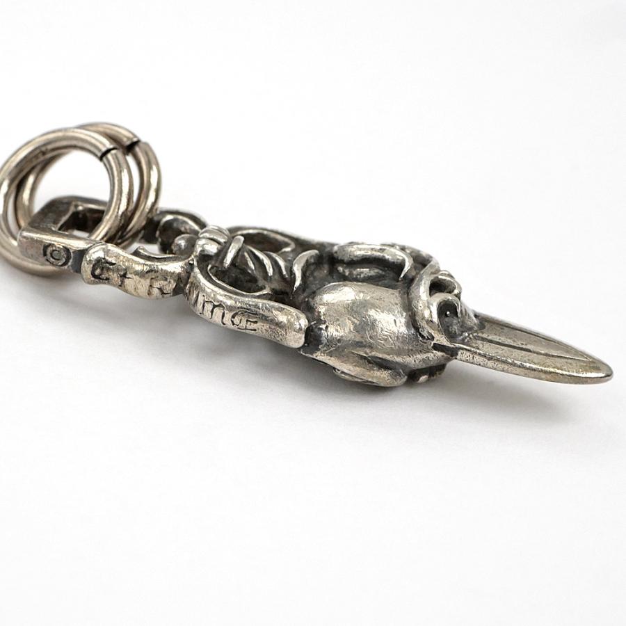 名東】クロムハーツ ネックレストップ ペンダントトップ ダガーハート