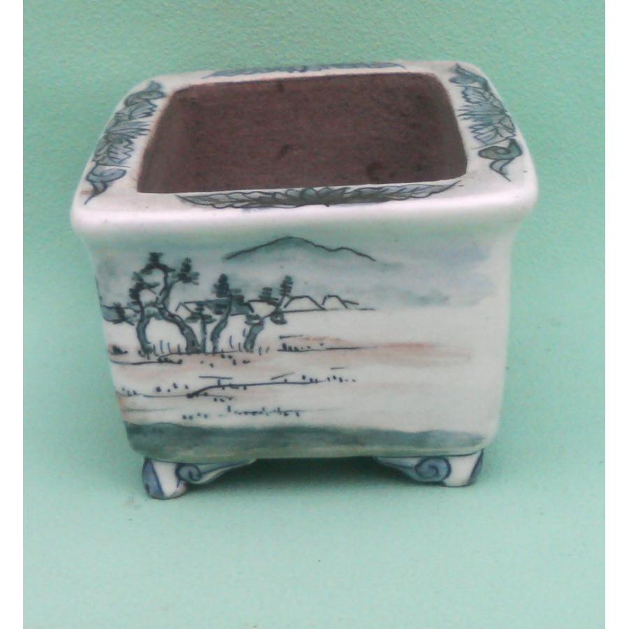 植木鉢 陶翠窯 エン付長角3号盆栽鉢 : ヤマコー畑岡幸助商店ヤフー店