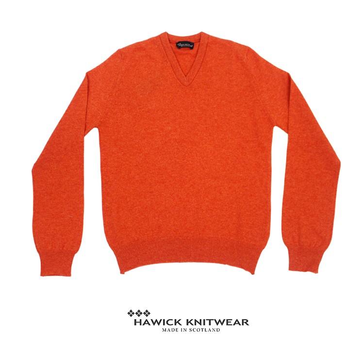 HAWICK KNITWEAR ホーウィック ニットウェア LAMBS WOOL V-NECK