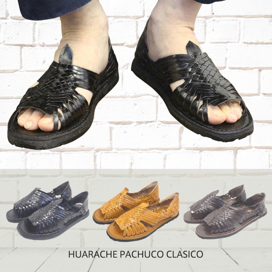 HUARACHE ワラチ ハラチ PACHUCO CLASICO レザーメッシュ コンフォート