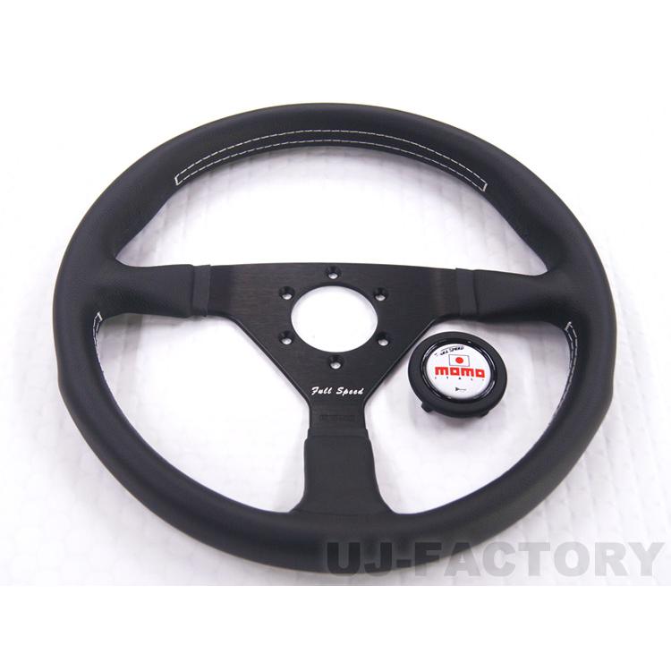MOMO FULL SPEED WINNERS GRAND PRIX FS 348WH ブラックレザー